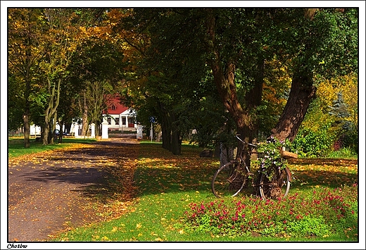 Chotw - dwr otoczony parkiem z II poowy XVIII w.