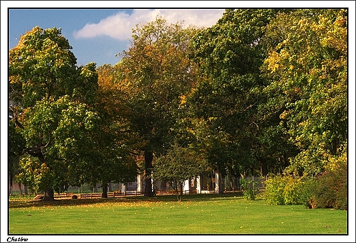 Chotw - park w otoczeniu nieistniejcego zoenia folwarcznego