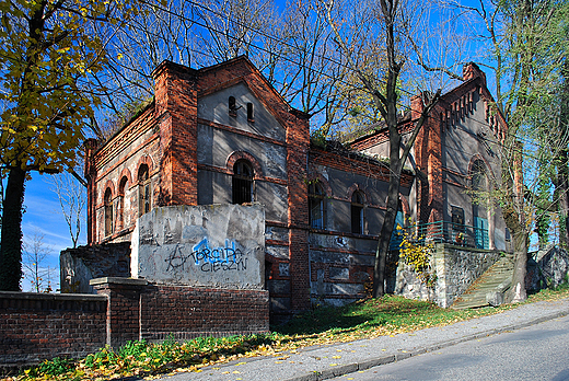 Stary Cmentarz ydowski.Dom Przedpogrzebowy.