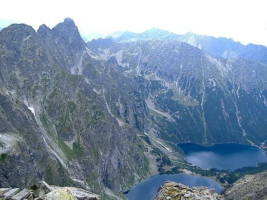 Widok ze szczytu Rysw