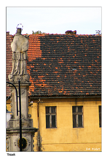 Toszek - rynek w Toszku