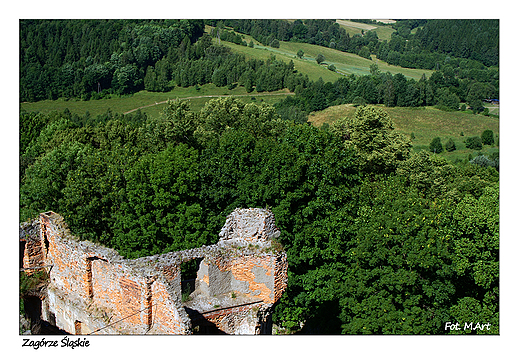 Zagrze lskie - zamek Grodno