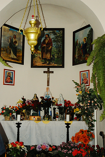 Ołtarzyk w kaplicy św. Wendelina w Rudzicy