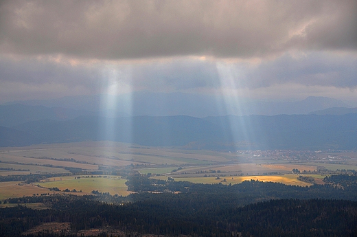 Podhale przed deszczem