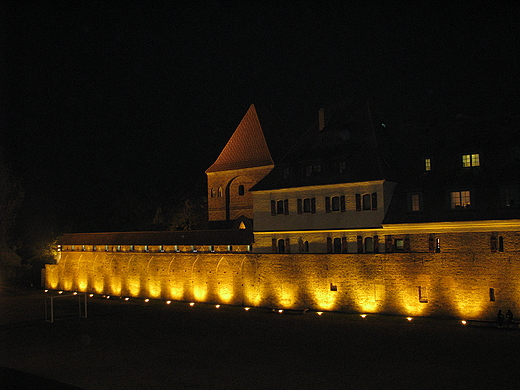Zamek Krzyacki noc