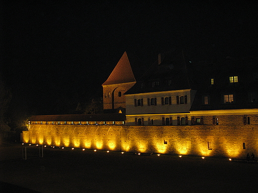 Zamek Krzyacki noc