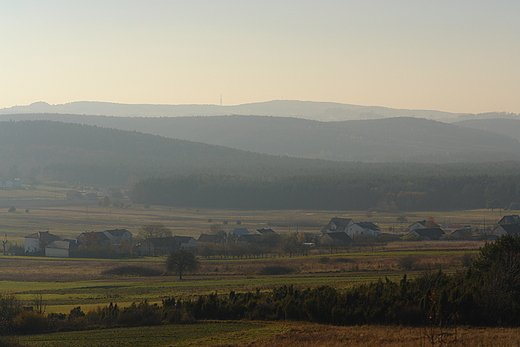 Widok z Grzb Bolmiskich. Bolmin