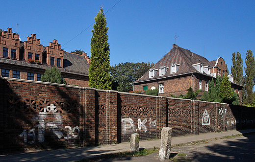 Nikiszowiec. Fragment zabytkowego osiedla grniczego.