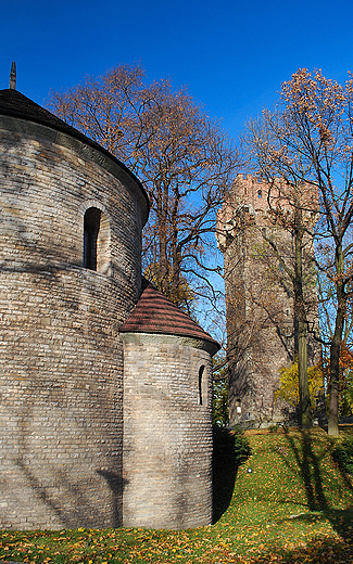 Widok na Wie Piastowsk spod Rotundy.