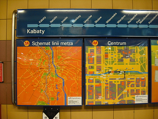 Warszawa. Warszawskie metro.