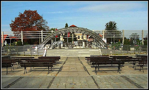 Rynek w Ustroniu.