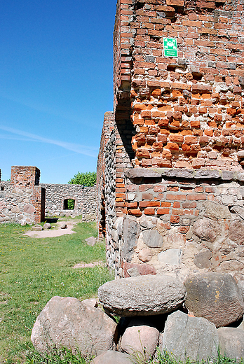 Ruiny zamku krzyackiego w Szczytnie