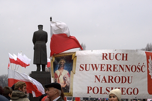 11 listopada Święto Niepodległości - na Pl. J Piłsudskiego