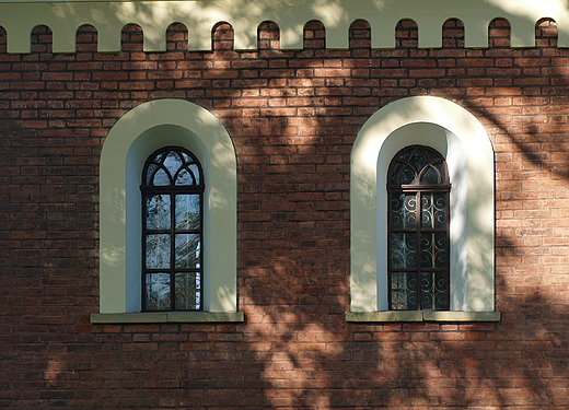 Kalwaria Zebrzydowska. Okna w Kaplicy ydowin.