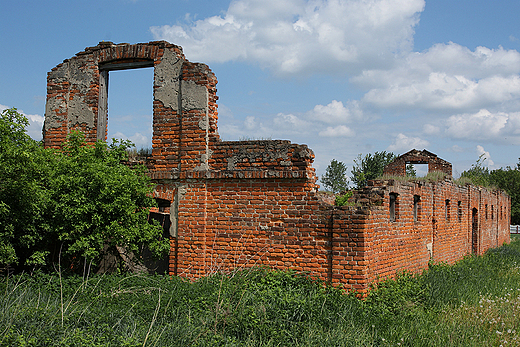 Wilkoaz Dolny - ruiny obory