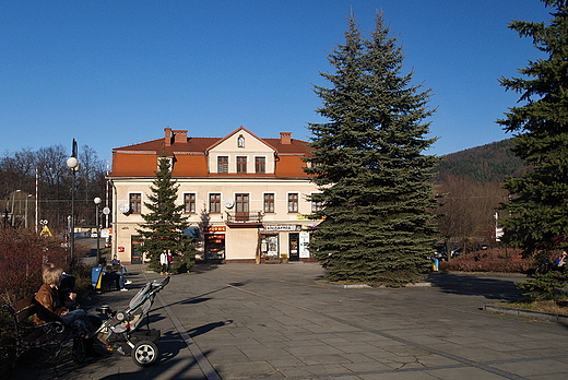 Sucha Beskidzka. Rynek.