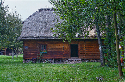 Muzeum Wsi Opolskiej - chaupa z  Radowa tzw. szpital z 1823r.