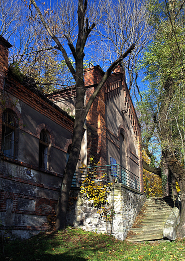 Cieszyn. Dom Pogrzebowy Starego Cmentarz ydowskiego.