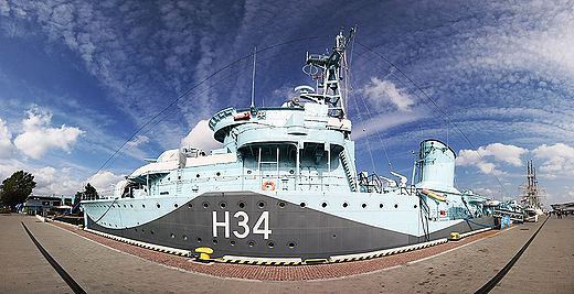 ORP Byskawica - panorama