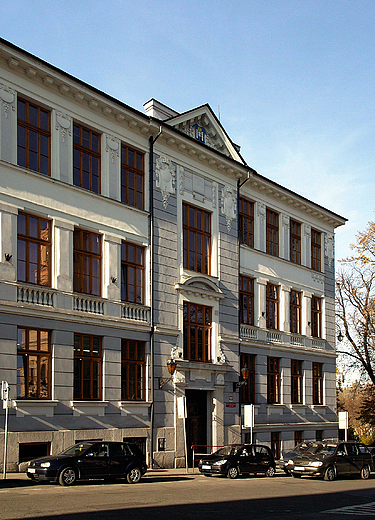 Secesyjny budynek Gimnazjum.