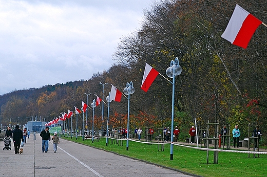 Gdynia Bulwar Nadmorski 11.11.2010