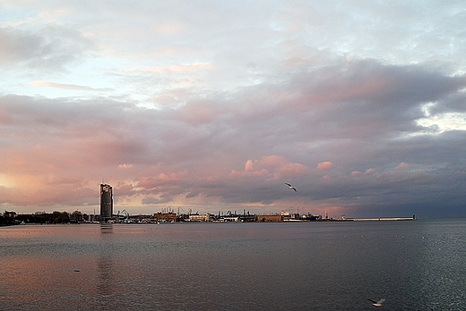 Gdynia o zmierzchu