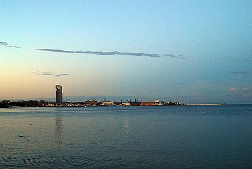 Gdynia o zmierzchu