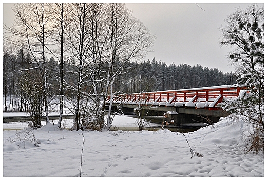 Most na rzece Drwca - okolice Konstancjewa