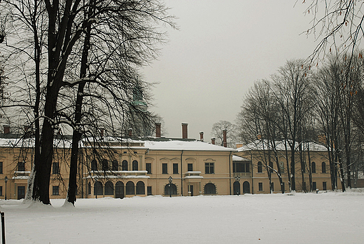 Pałac Habsburgów Żywiec w zimowej szacie