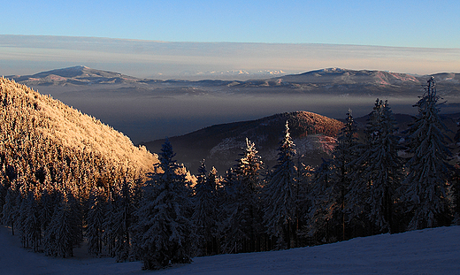 Widok z Klimczoka