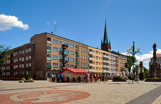 Rynek w Raciborzu.