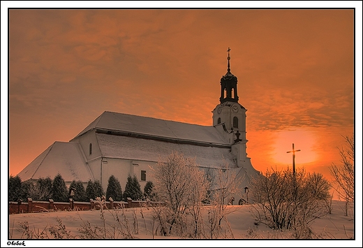 Oobok - pocysterski koci p.w. Jana Ewangelisty