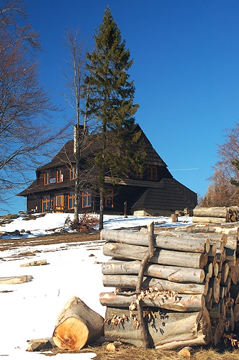 Bacwka nad Wierchoml. Beskid Sdecki