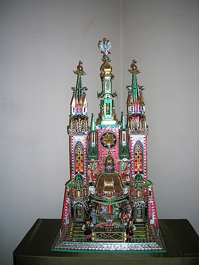 Wystawa Szopek Krakowskich w muzeum w Sosnowcu.
