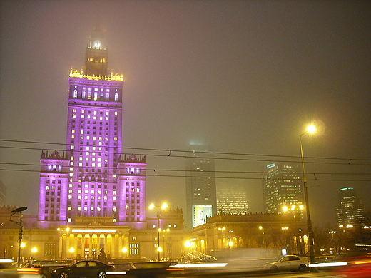 Warszawa. Mga w centrum.