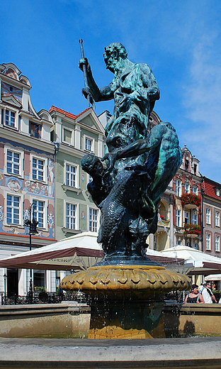Fontanna Neptuna na Starym Rynku.