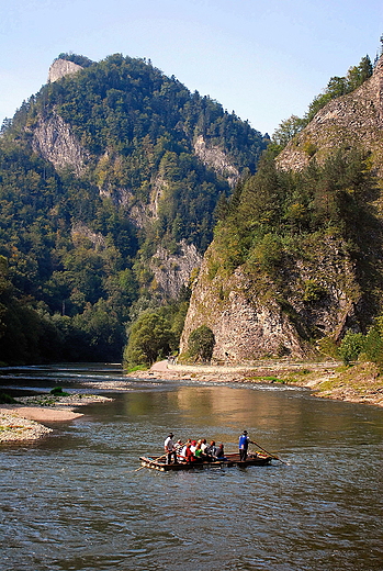 Pieniny, Dunajec i Sokolica.