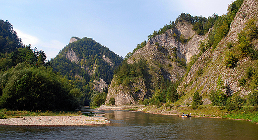 Pieniny. Zakole Dunajca.