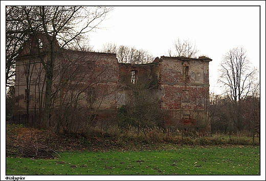 Biskupice - XIX wieczny klasycystyczny zesp paacowo-parkowy Taczanowskich (oficyna)