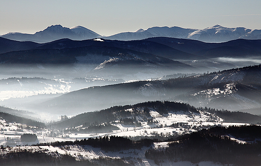 Baraniogrskie panoramy. Beskid lski