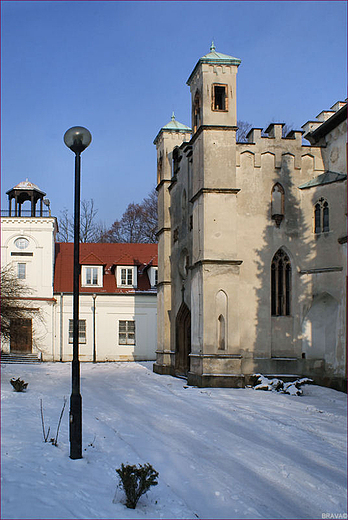 Zesp Parkowo Paacowy w Moszowej -kaplica zamkowa