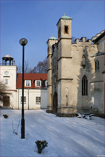 Zesp Parkowo Paacowy w Moszowej -kaplica zamkowa