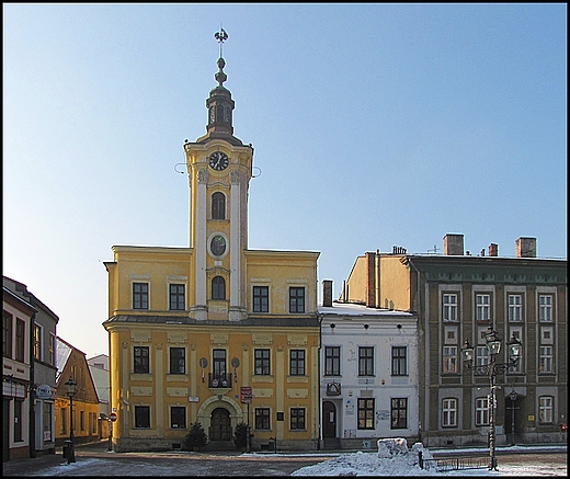 Rynek w Skoczowie.