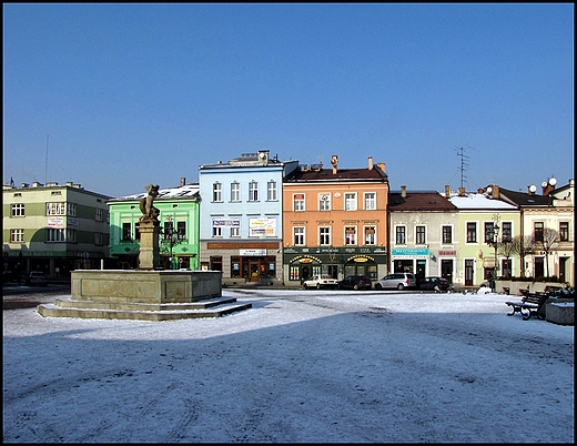 Rynek w Skoczowie.