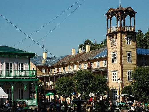 Iwonicz Zdrj - zabudowa centrum Bazar