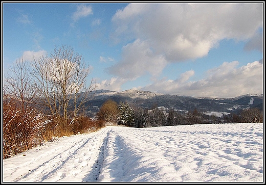 Zima w Beskidach.