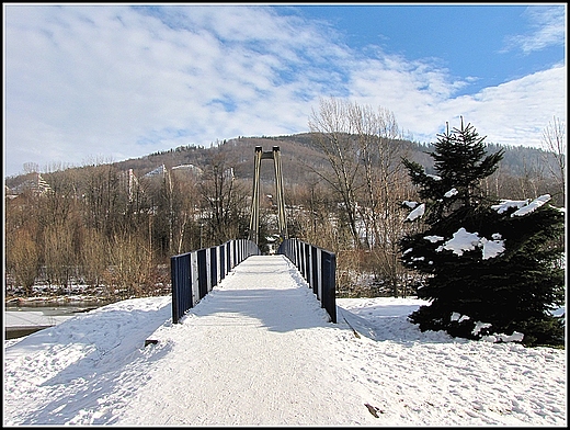 Zima w Beskidach.