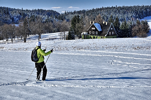 Widok na Karkonosze z Pasterki