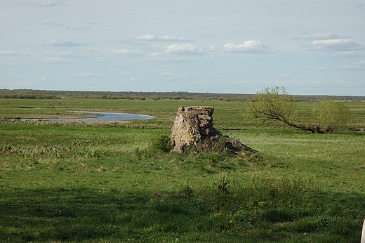 Pozostaoci bunkra nad Biebrz