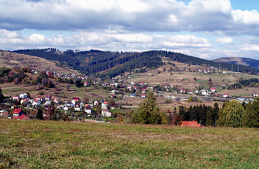 Widok na Zwardo i Beskid lski.